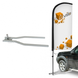 POSTOLJE za Zastave (Flying Banner / Beach Flag) - Točak Automobila