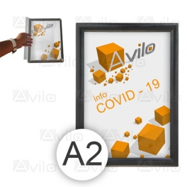 POSTER SNAP FRAME_A2 (BLACK)