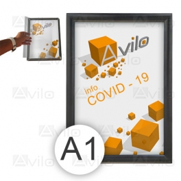 POSTER SNAP FRAME_A1 (BLACK)