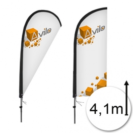 Promotional FLAG (Flying Banner / Beach Flag) - 4,1 m